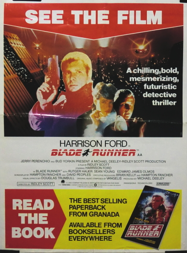 BLADE RUNNER book ad poster